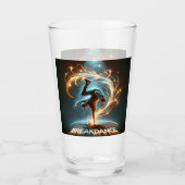 Verre "Spotlight Groove" - ​ ​ dansant sous les projecte (Devant)