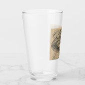 Verre Squelette Dapper (Calavera Catrina) (Crâne Élégant (Droite)