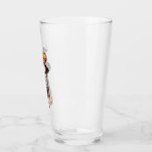 Verre Squelette d'Halloween blanc mignon (Gauche)