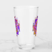 Verre Sri Yantra - Symbole hindouiste Design 1 (Droite)
