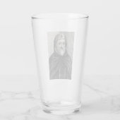 Verre St Ephrem le Syrien Enseignant du Repentir Art (Dos)