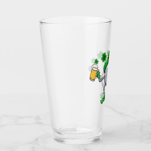 Verre St patrick Dad Golf Leprechaun Irish Beer (Droite)