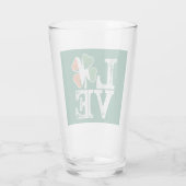 Verre St Patrick Love Chance Irlande Trèfle Vert (Dos)