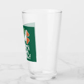 Verre St Patrick Love Chance Irlande Trèfle Vert (Gauche)