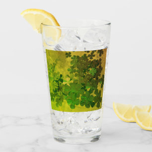 Verre St. Patrick's Day et Good Luck, ‎ trèfle à quatre 