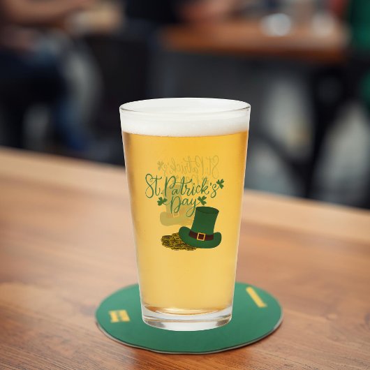 Verre St. Patrick's Day Glass Cup