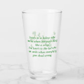 Verre St. Patrick's Day Irlandais Blessing Pint Glass (Dos)