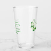 Verre St. Patrick's Day Irlandais Blessing Pint Glass (Droite)