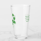 Verre St. Patrick's Day Irlandais Blessing Pint Glass (Gauche)