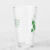 Verre St. Patrick's Day Irlandais Blessing Pint Glass (Droite)