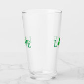 Verre St. Patrick's Day Irlandais Love Green Clover Sham (Droite)