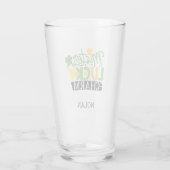 Verre St. Patrick's Day Mr Lucky Charm Green Irish Beer (Dos)