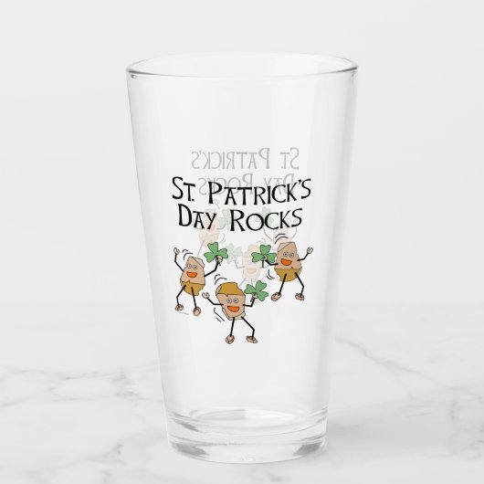 Verre St. Patrick's Day Rocks (Devant)