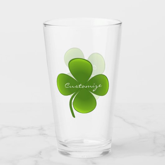 Verre St Patrick's Day Shamrocks Thunder_Cove (Dos)