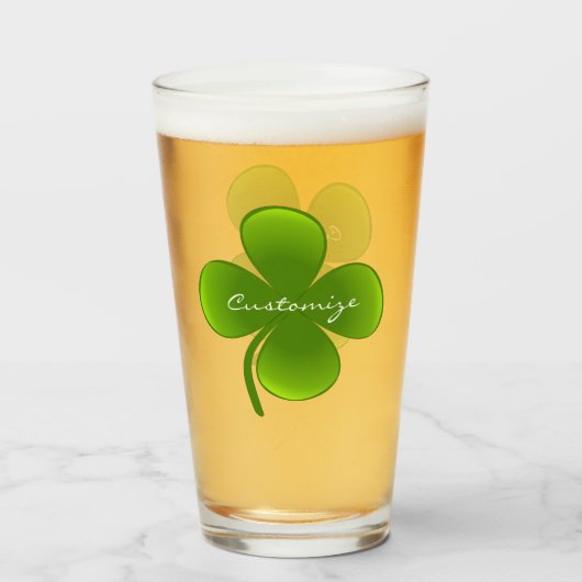 Verre St Patrick's Day Shamrocks Thunder_Cove (Dos (rempli))