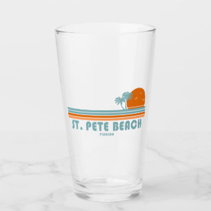 Verre St. Pete Beach Floride Palmiers solaires