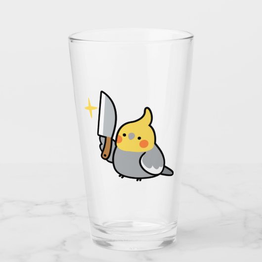 Verre Stabby Cockatiel (Devant)