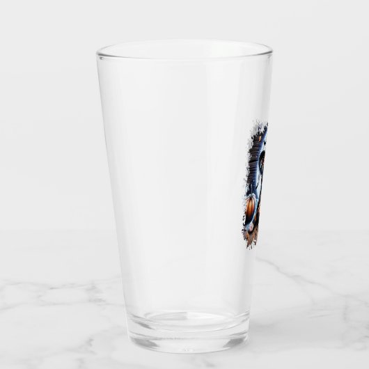 Verre Staffy Dog Halloween Square (Droite)