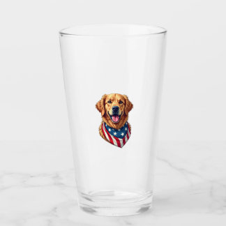 Verre Star Spangled Golden Retriever Vintage Tee 4