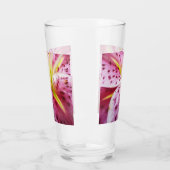 Verre Stargazer Lily brillant Magenta Floral (Gauche)