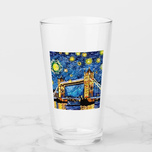 Verre Starry Starry Night Londres Angleterre (Devant)