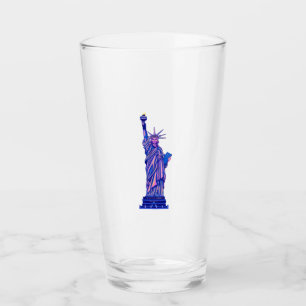 Verre Statue de la Liberté-New York-4 juillet-