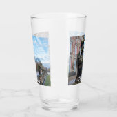 Verre Statues de chevalier en pierre près du palais à Po (Droite)