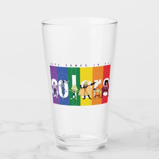 Verre Steven Universe - L'Amour Arrive Dans Toutes Les C (Devant)