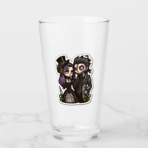 Verre Sticker en duple de dessin gothique Sticker en ver
