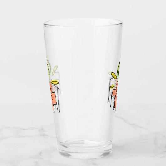 Verre Stickman batteur (Droite)