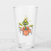 Verre Stickman batteur (Devant)