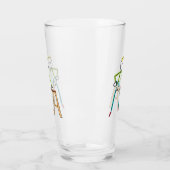 Verre Stickman Menuisier (Gauche)