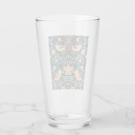 Verre Strawberry Thief (par William Morris) (Dos)