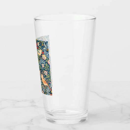 Verre Strawberry Thief (par William Morris) (Gauche)