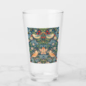 Verre Strawberry Thief (par William Morris) (Devant)