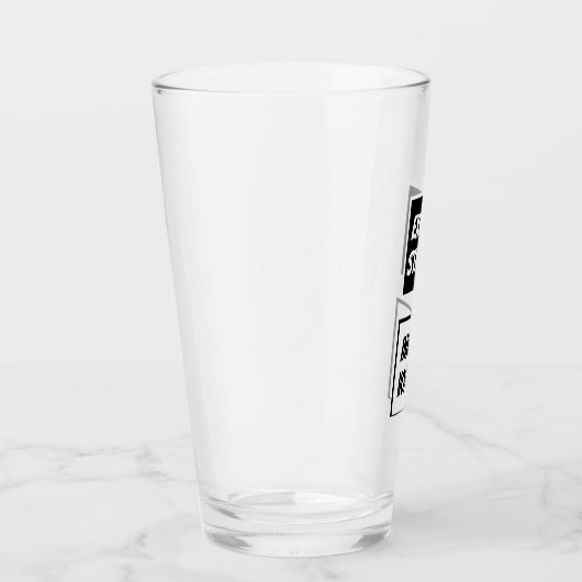 Verre Stress amusant à l'hexale Inhale Vodka (Droite)