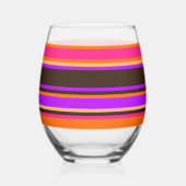 Verre strié - Orange, Magenta & Purple (Verso)