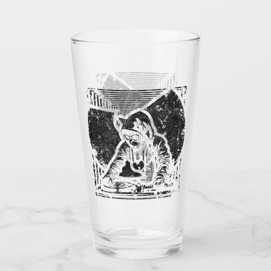 Verre Style DJ Chat Wutang (Dos)