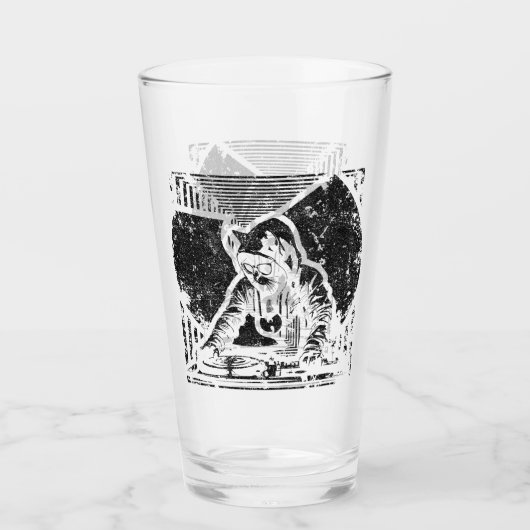 Verre Style DJ Chat Wutang (Devant)