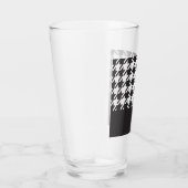 Verre Style moderne noir et blanc Houndstooth (Droite)