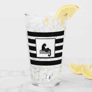 Verre Stylish Black Panther Cat White