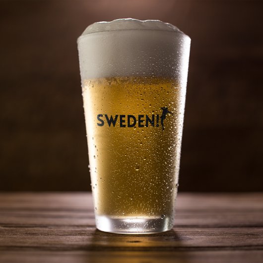 Verre Suède football 