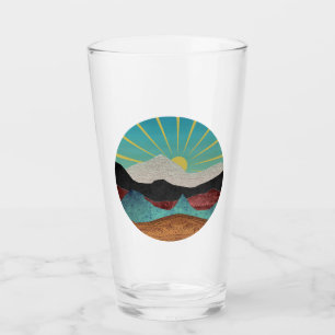 Verre Sunrise Imaginaire de montagne
