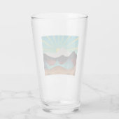 Verre Sunrise Imaginaire de montagne (Dos)