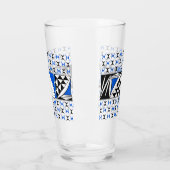 Verre Sunrise sud-ouest en bleu (Gauche)