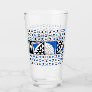 Verre Sunrise sud-ouest en bleu