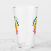 Verre Sunrise-Sunburn-Sunset-Repeat | Palmiers d'or (Gauche)