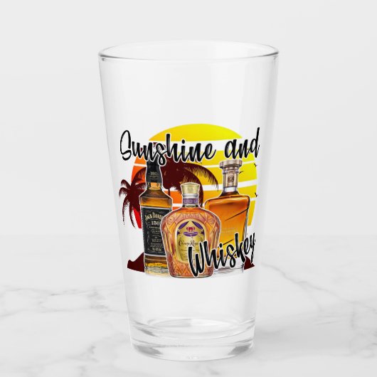 Verre Sunshine et Whiskey (Devant)