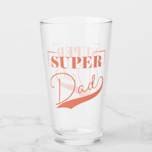 Verre Super papa (Devant)
