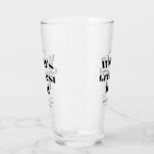 Verre Super Papa du Monde Rétro Gras (Gauche)